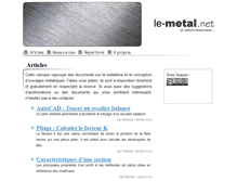 Tablet Screenshot of le-metal.net